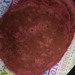 Beetroot pancake A picture of Beetroot pancake.