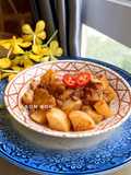 Braised Daikon Radish with Fermented Soybean Sauce (Vegan)