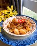 Củ Cải Trắng Kho Tương Hột Chay