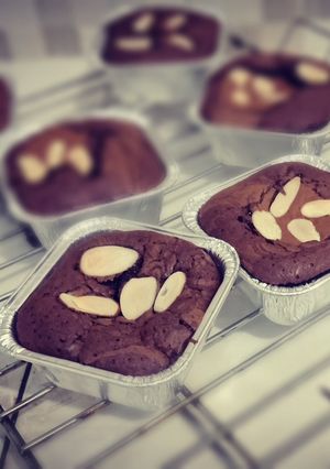Foto resep Brownies almond