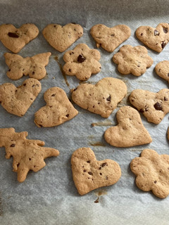 Una foto de Galletas con chocolate