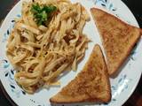 GARLIC FETTUCCINE..