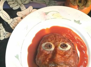 Una foto de Cabeza sangrienta halloween