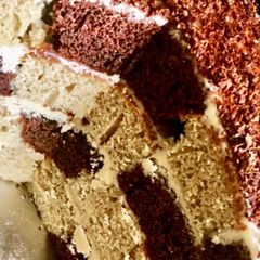 A picture of Chessboard cake.
