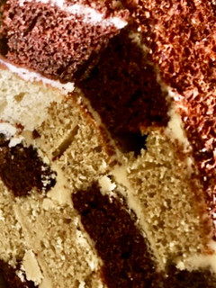 A picture of Chessboard cake.