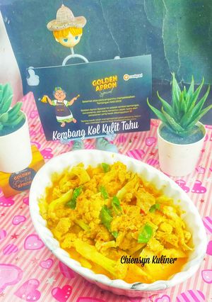 Foto resep Kembang Kol Kulit Tahu