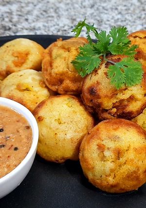 A picture of Vegetable Paddu.