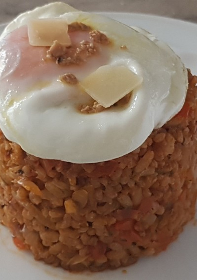 Una foto de Arroz integral a la Genovesa