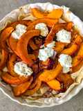 Tarte fine potimarron et chèvre