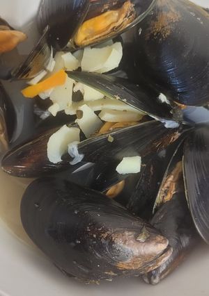 Una foto de Sopa de choritos