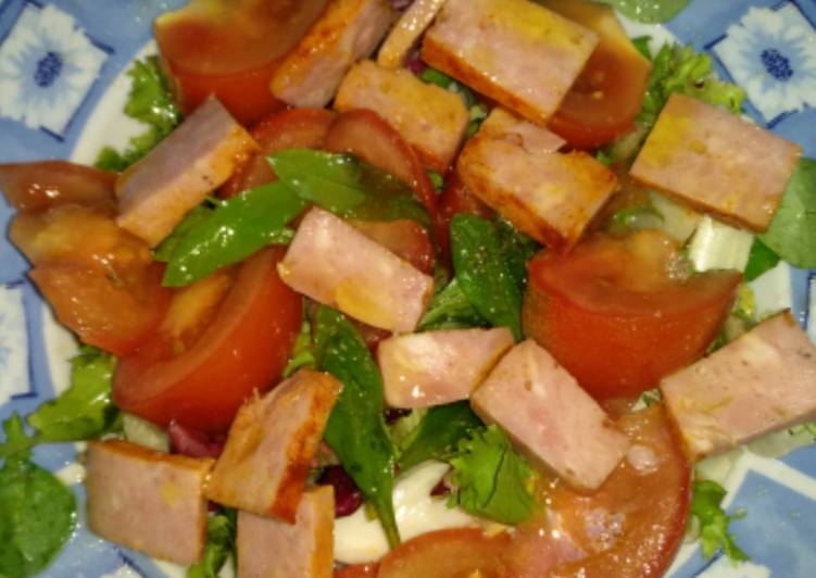 Ensalada magro cerdo