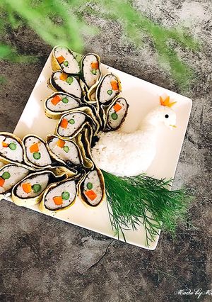 Hình của món Chả phụng cho bé.