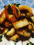 Totano dorato (con un solo cucchiaio di olio, come fritti)