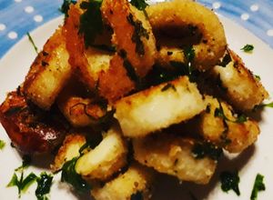 Foto di Totano dorato (con un solo cucchiaio di olio, come fritti)