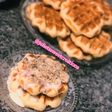 Masa de gofres crujientes y hojaldrados