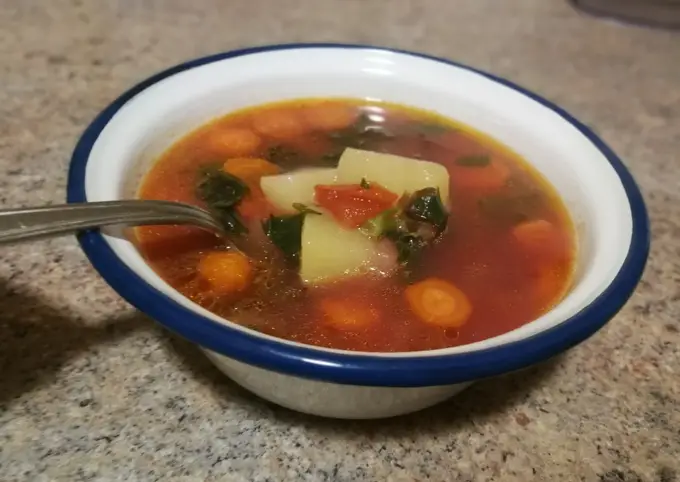 Receta Sopa de aprovechamiento de pescado con armuelle