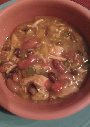 A picture of Chipotle Chicken Stew.