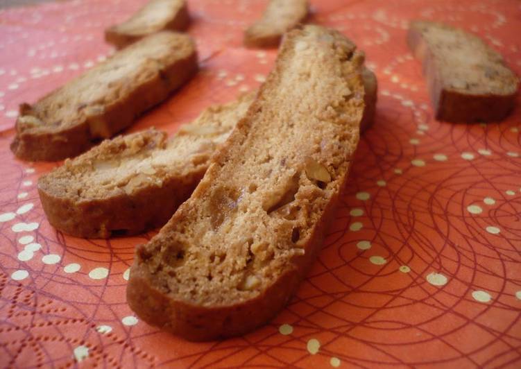 Steps to Make Homemade Biscotti Cinnamon Apple