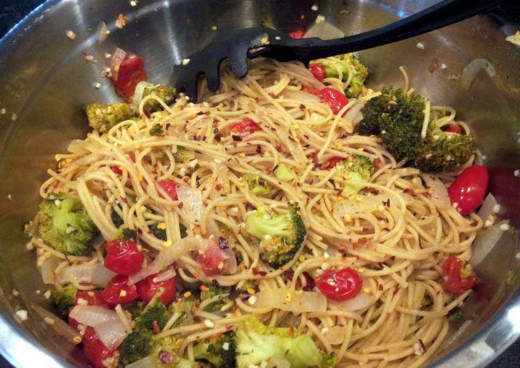 Steps to Make Quick Broccoli Spaghetti