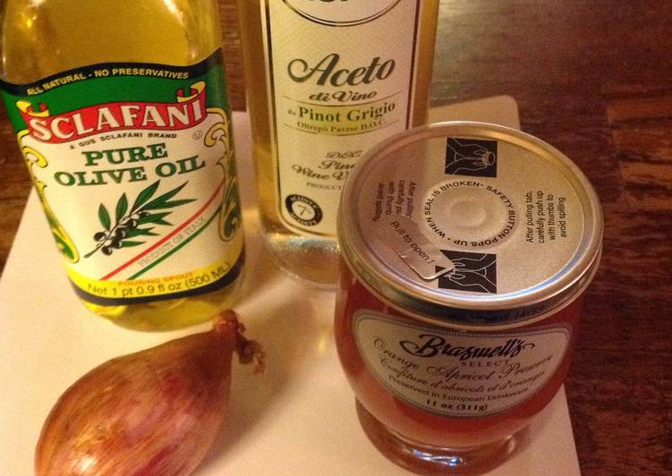 Step-by-Step Guide to Make Super Quick Homemade Shallot Apricot Vinnegrette
