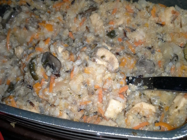 Easy Steps to Prepare Crockpot chicken rice and vegetables the Delicious Delicious