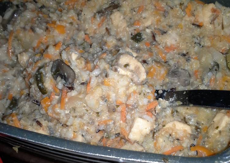 Recipe of Yummy Crockpot chicken rice and vegetables