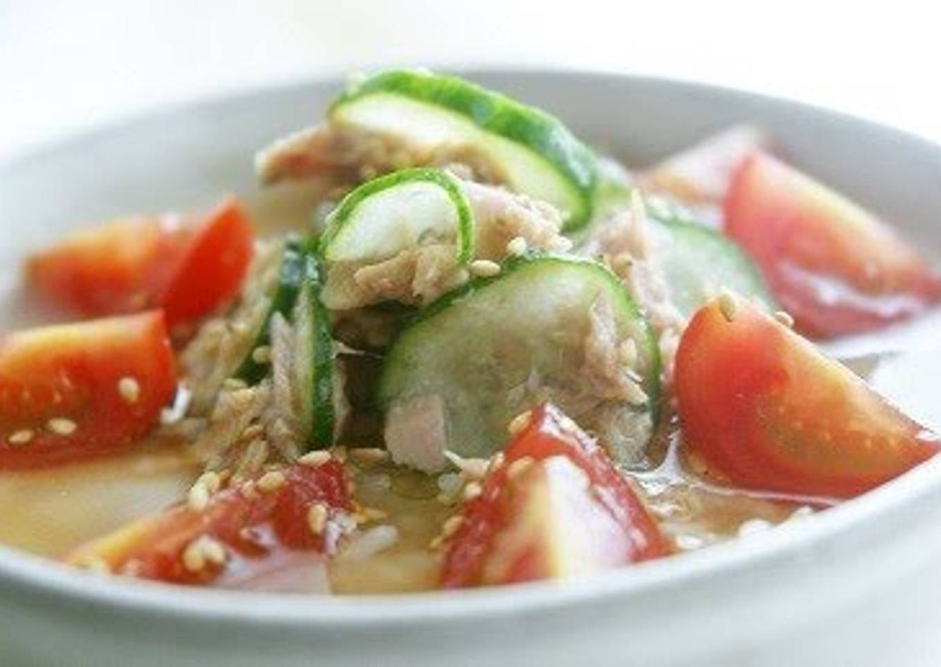 Perfect When the Weather's Hot! Spicy Chilled Miso Soup