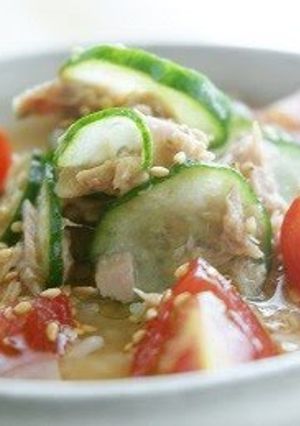 A picture of Perfect When the Weather's Hot! Spicy Chilled Miso Soup.