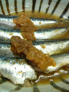 A picture of Simmered Sardines with Umeboshi.