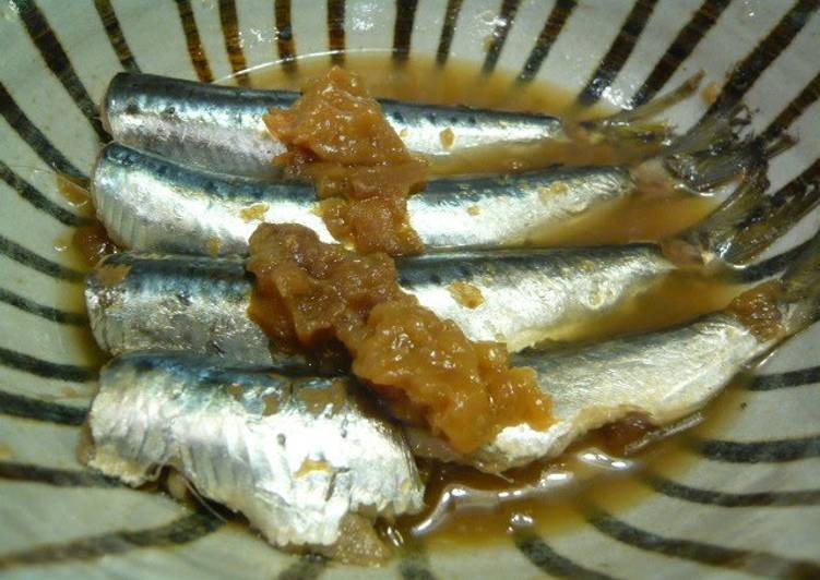 Simmered Sardines with Umeboshi