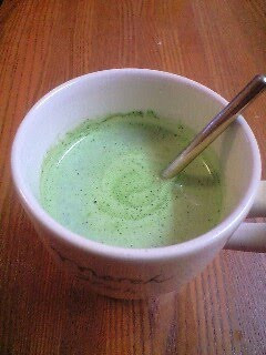 A picture of The Flavor of Starbucks! Matcha Tea Latte.