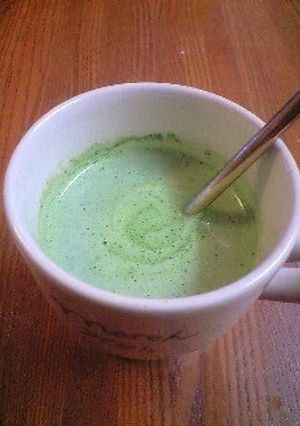 A picture of The Flavor of Starbucks! Matcha Tea Latte.