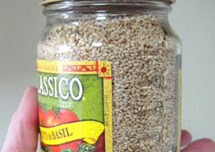 Toast Sesame Seeds