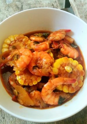 Foto resep Udang Saus Padang