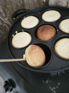 A picture of Pancake in masa pan.