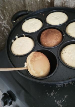A picture of Pancake in masa pan.