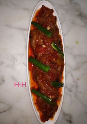 صورة لوصفة مسقعة بالزيت