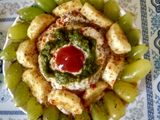 Veggie fruit tikki chat