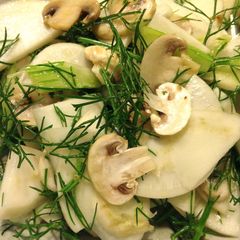 A picture of Fennel and Turnip Salad.