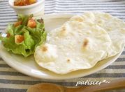 A picture of chapati curry