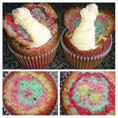 A picture of Butterfly cupcakes.