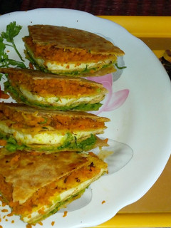 A picture of Layered paratha.