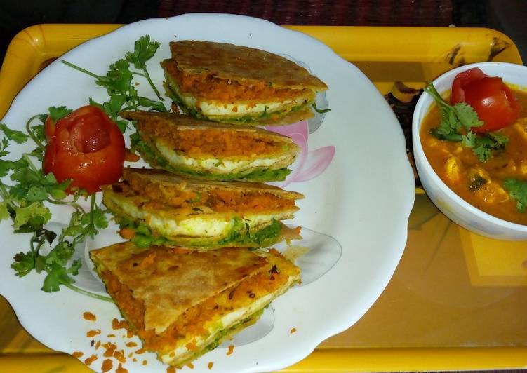 Layered paratha