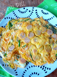 Foto resep Omelet Sosis Dill