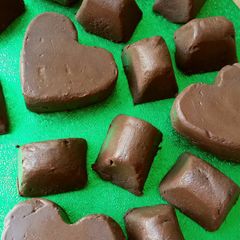 A picture of Vickys Chocolate Freezer Fudge.