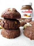 Nutella and White Chocolate Cookies
