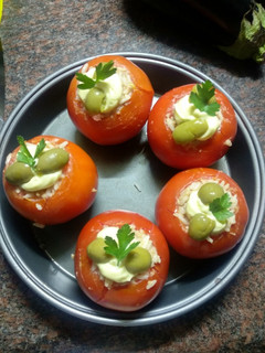 Una foto de Tomates rellenos