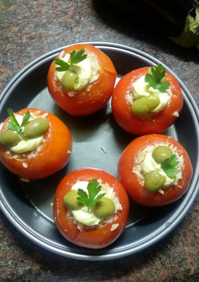Una foto de Tomates rellenos