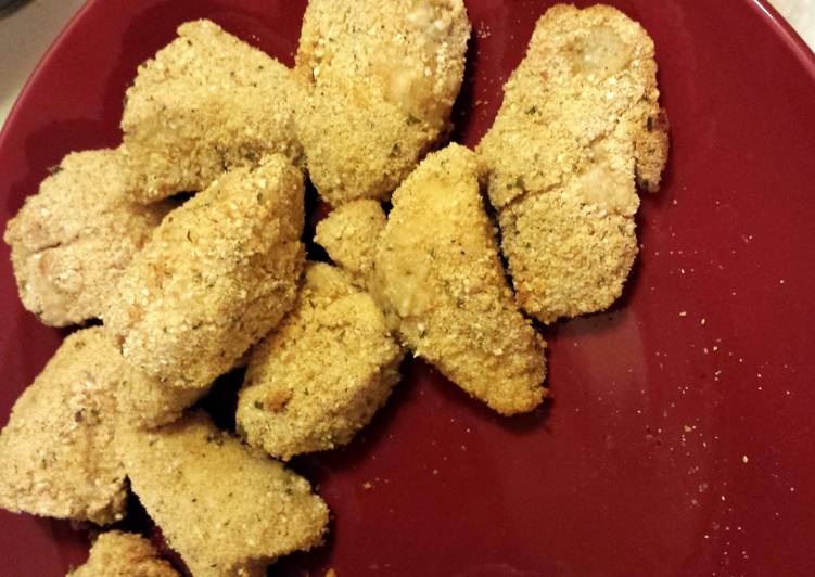 Baked chicken nuggets