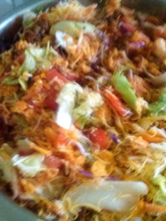 A picture of Taco Salad.